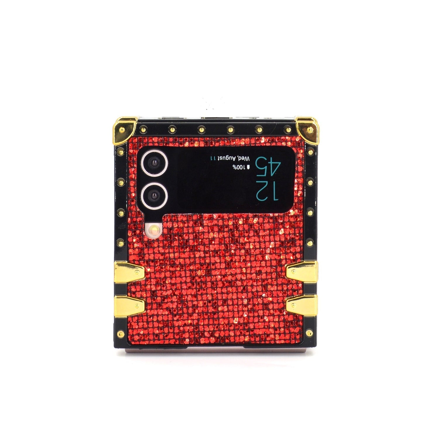 三星Galaxy Z Flip6/5/4/3 5G正方形盒“ Ruby”