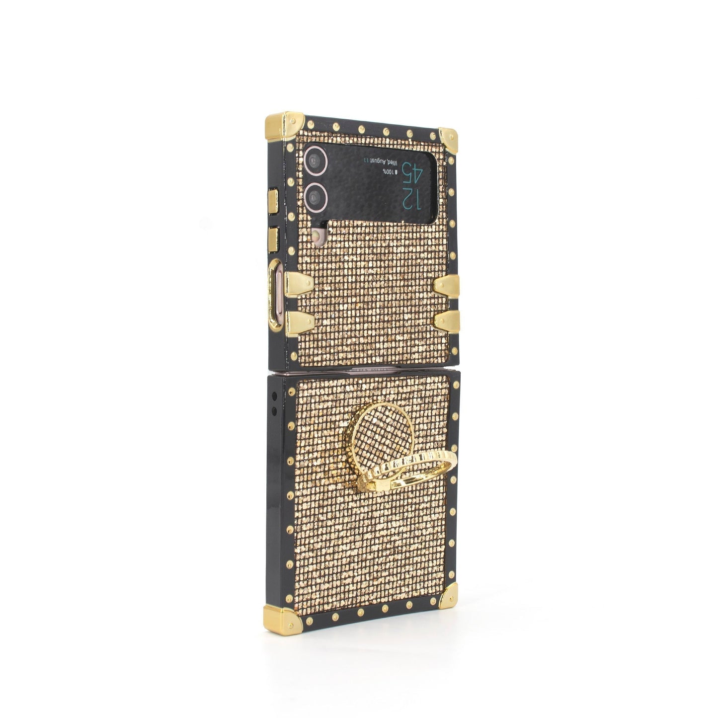 Samsung Galaxy Z Flip6/5/4/3 5G Case quadrata "Anello di pirite"