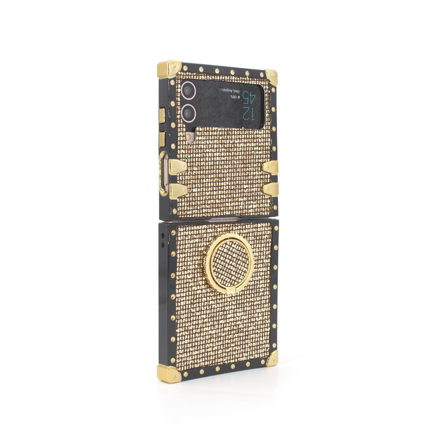 Samsung Galaxy Z Flip6/5/4/3 5G Case quadrata "Anello di pirite"