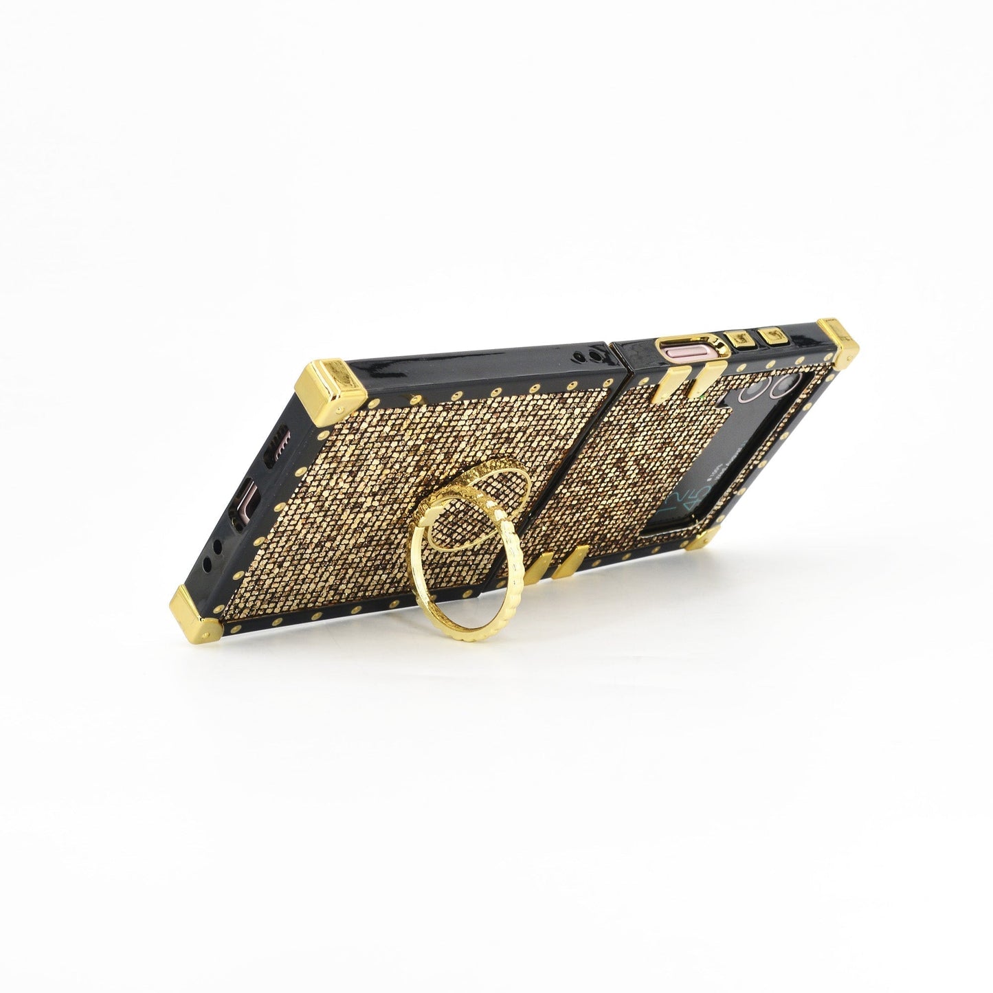 Samsung Galaxy Z Flip6/5/4/3 5G Case quadrata "Anello di pirite"