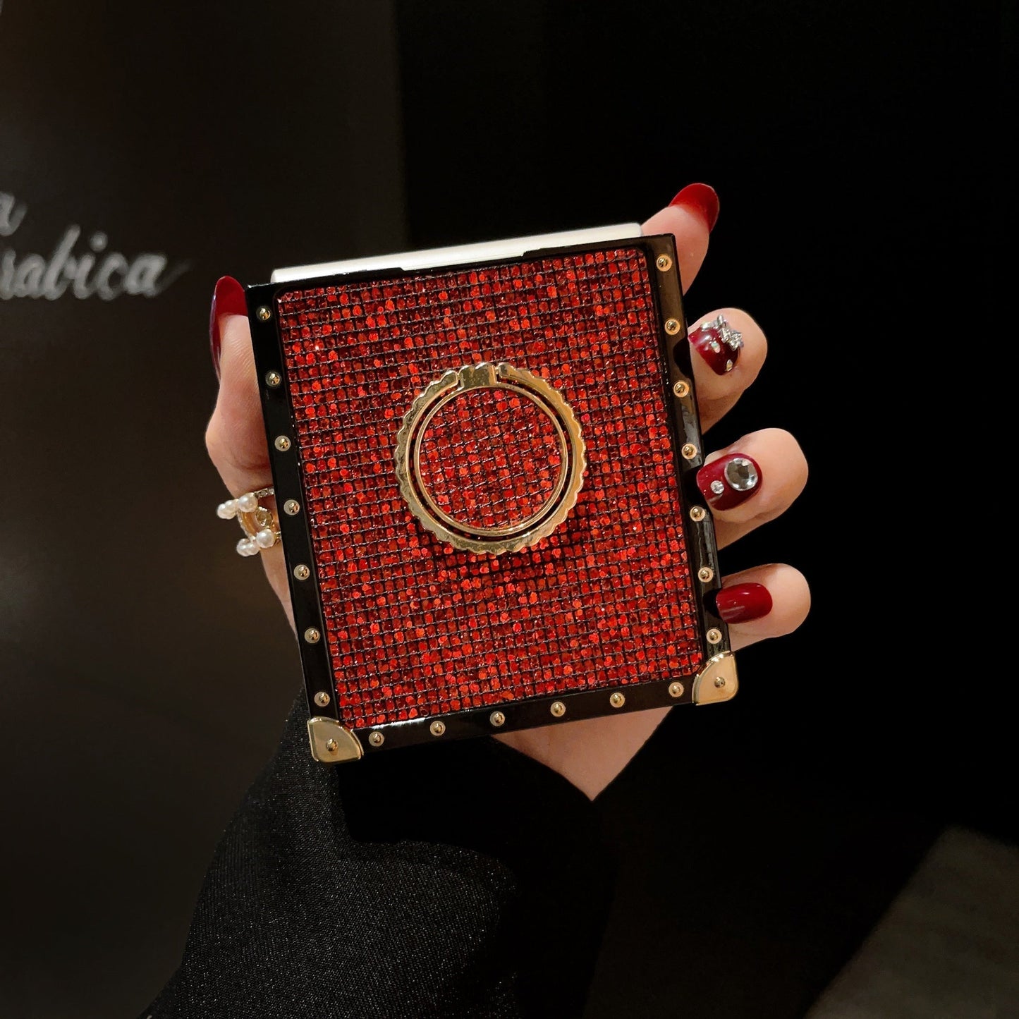 Samsung Galaxy Z Flip6/5/4/3 5G مربع العلبة "Ruby Ring"