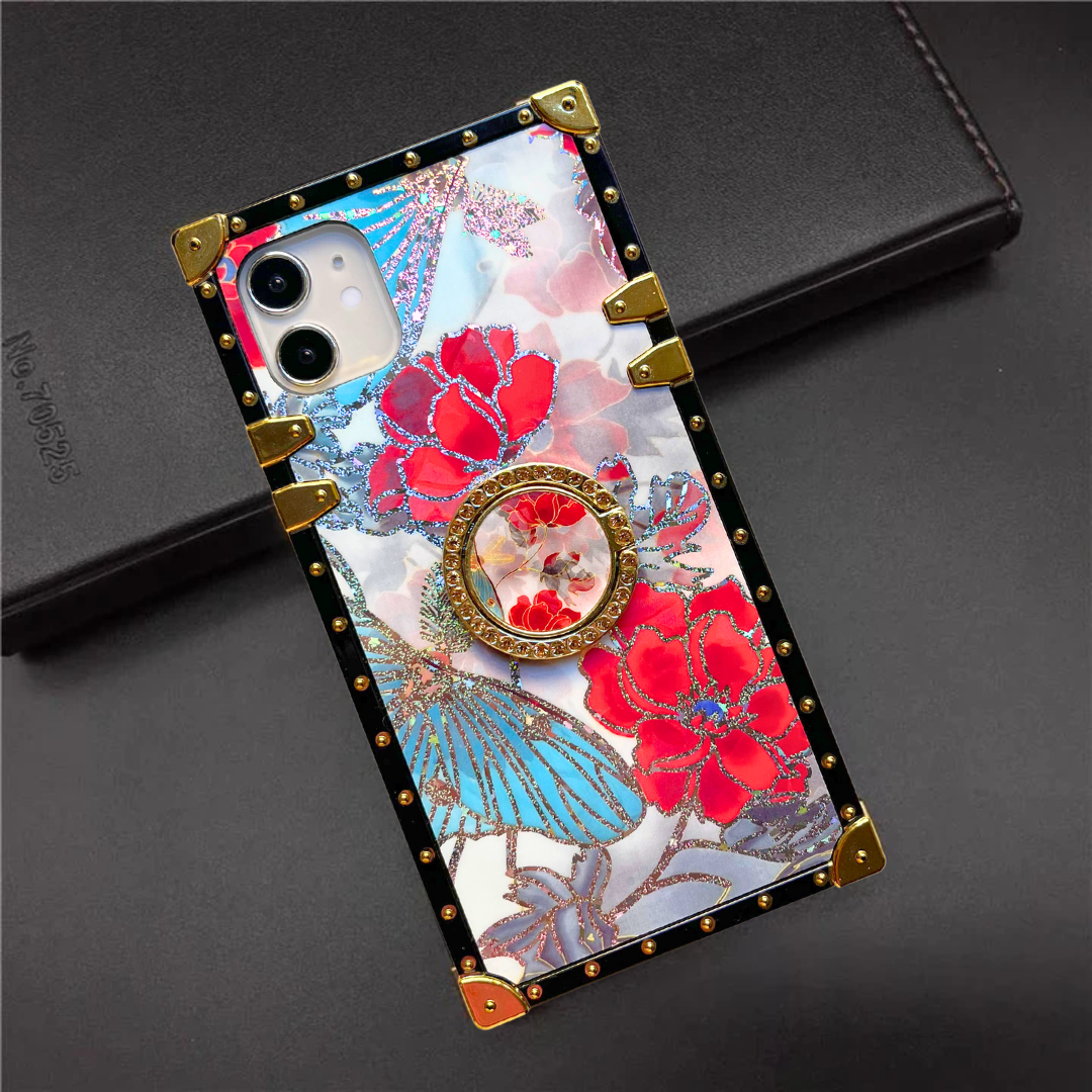 Samsung Case med Ring "Poppy"