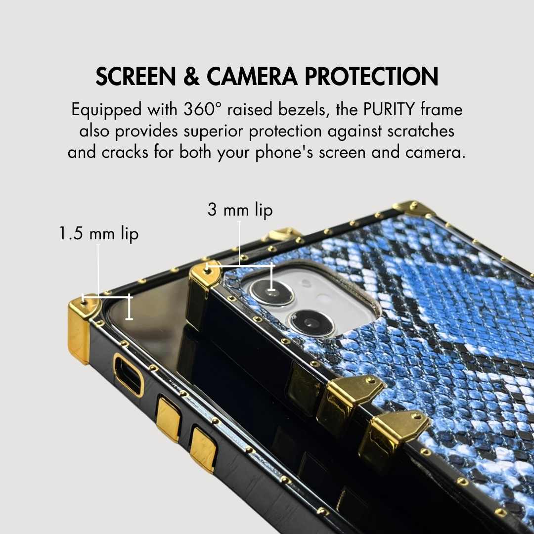 Samsung Case med Ring "Blue Rattlesnake"
