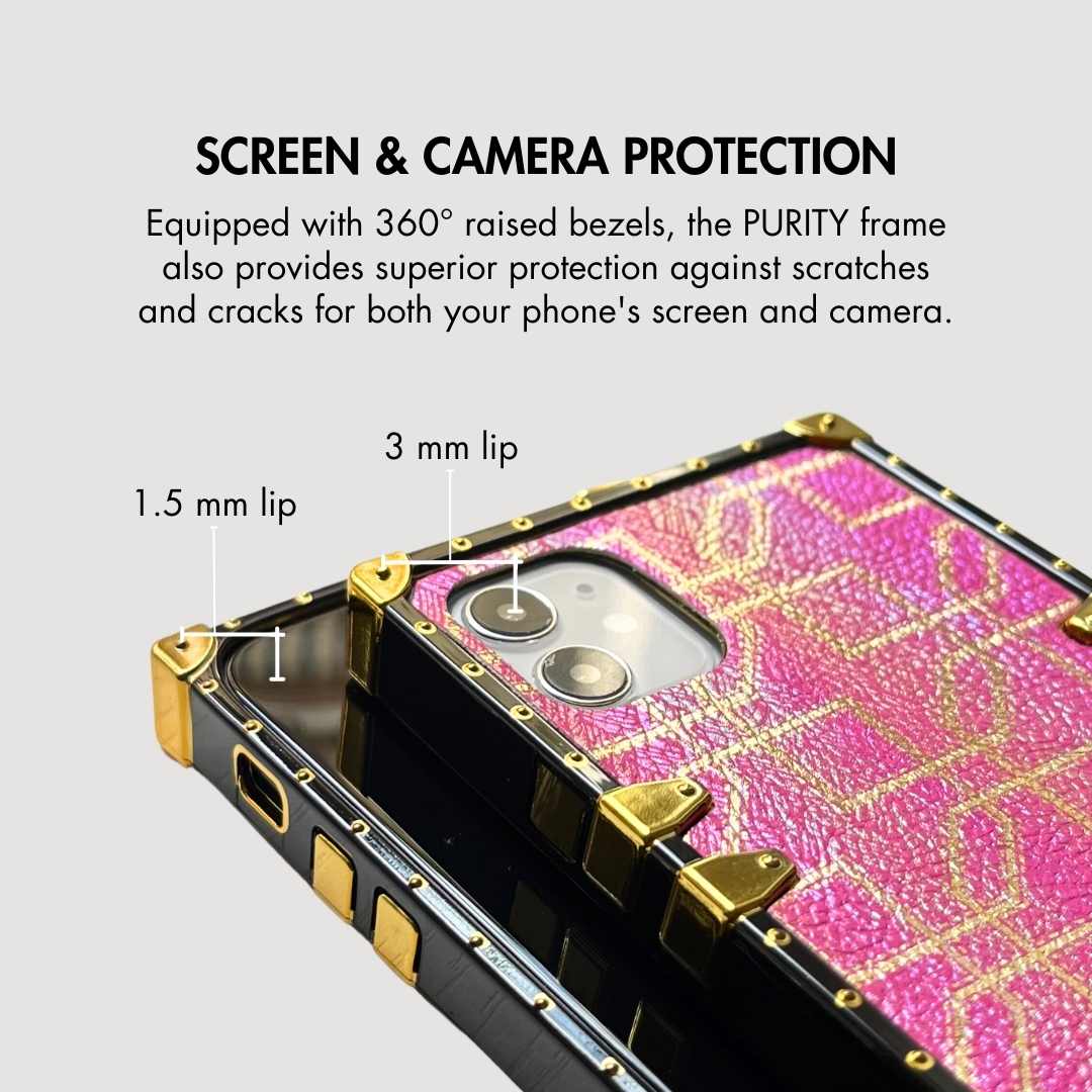 Samsung Case med ring "Magenta"