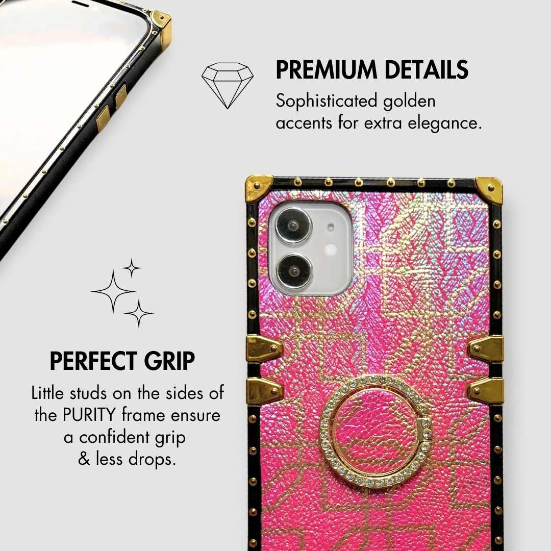 Samsung Case med ring "Magenta"
