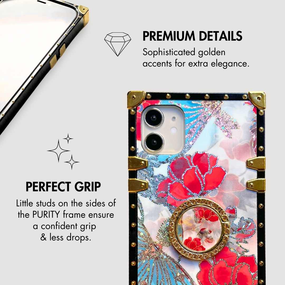 Samsung Case med Ring "Poppy"